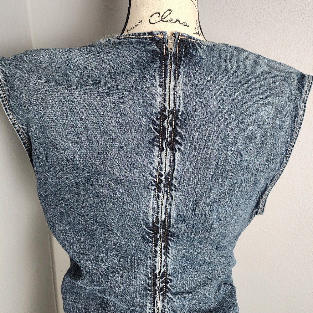 Zara Denim Dresz, Large - Picture 7 of 14